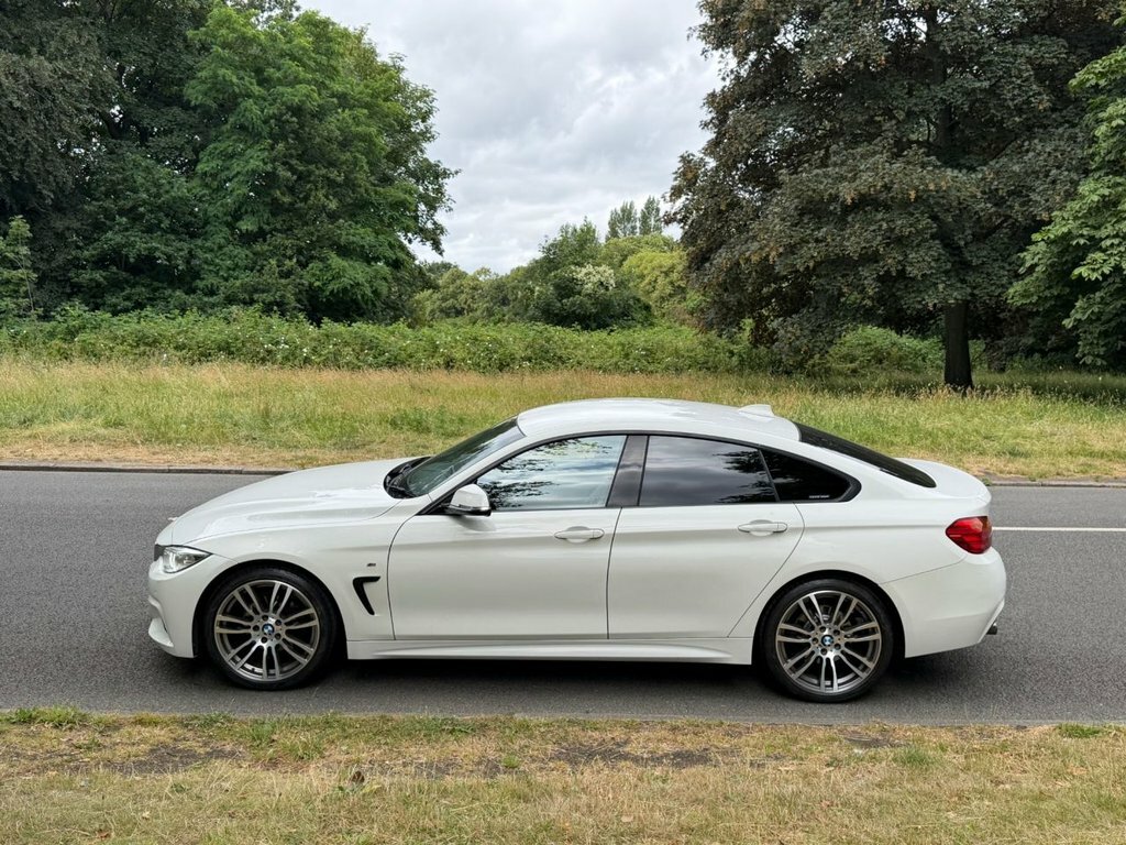 BMW 4 Series Gran Coupe 2L M Sport White #4