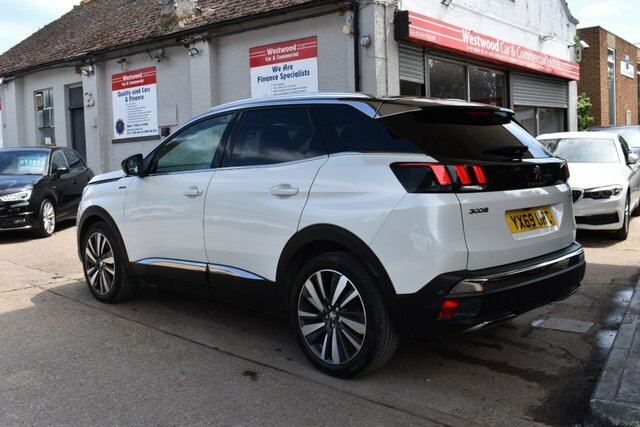 Peugeot 3008 1.5 Bluehdi Gt Line Premium Suv Eat Eur YX69UBC White #5