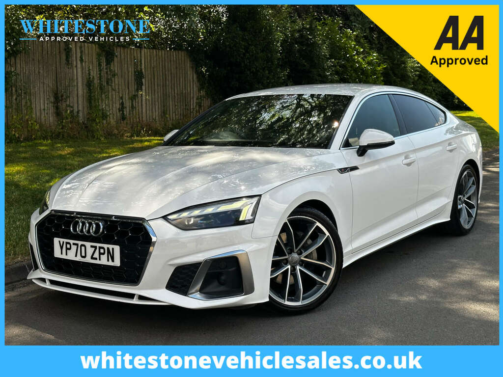Audi A5 Coupe 2.0 A5 Sportback 40 Tfsi Mhev S Line Semi-au White