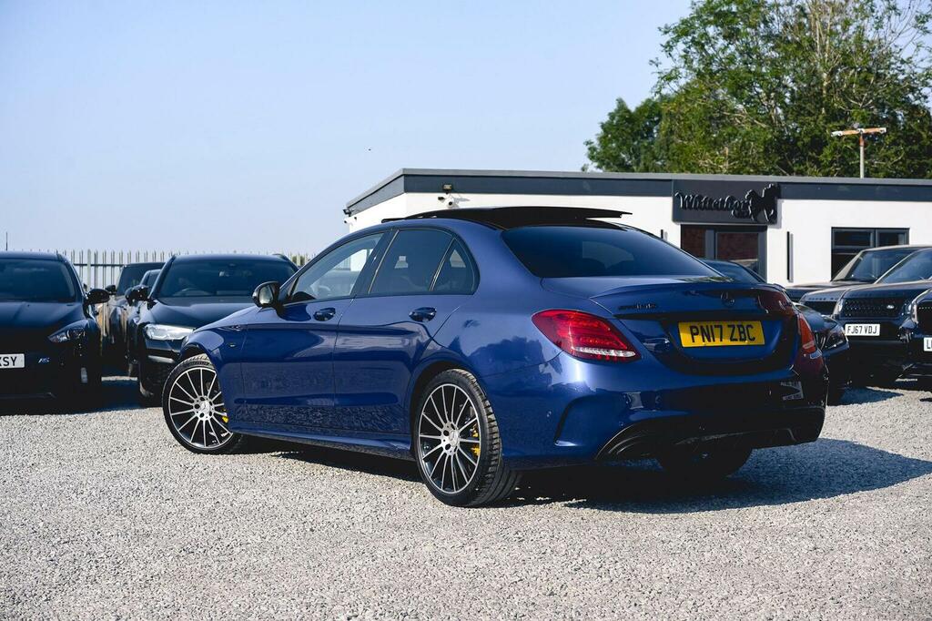 Mercedes-Benz C Class Saloon 3.0 C43 V6 Amg Premium Plus G-tronic 4Ma PN17ZBC Blue #4