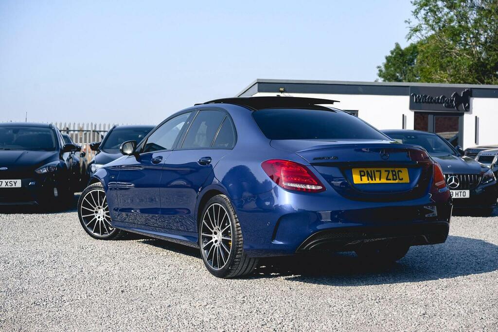 Mercedes-Benz C Class Saloon 3.0 C43 V6 Amg Premium Plus G-tronic 4Ma PN17ZBC Blue #6