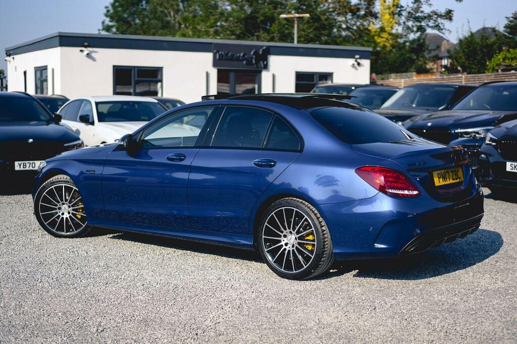 Mercedes-Benz C Class Saloon 3.0 C43 V6 Amg Premium Plus G-tronic 4Ma PN17ZBC Blue #5