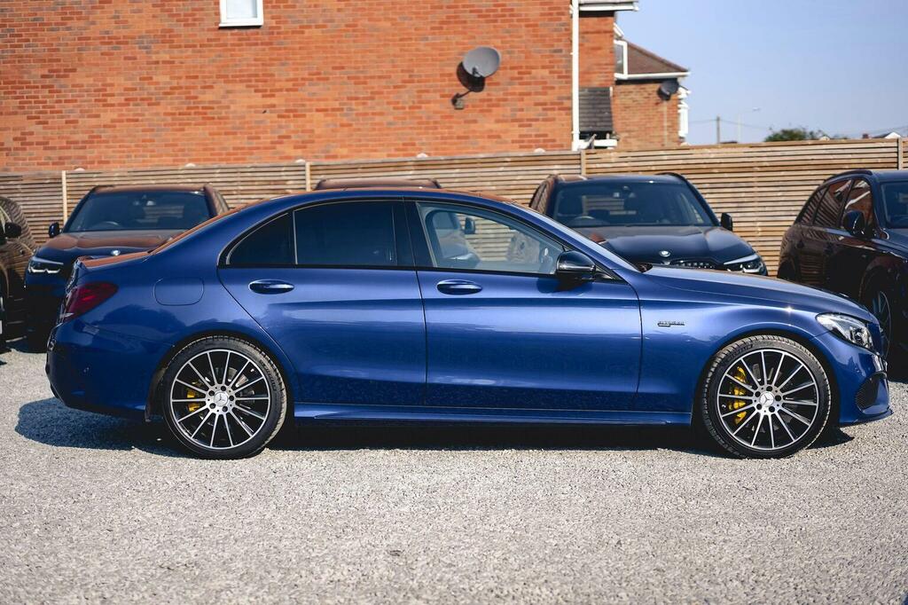 Mercedes-Benz C Class Saloon 3.0 C43 V6 Amg Premium Plus G-tronic 4Ma PN17ZBC Blue #3