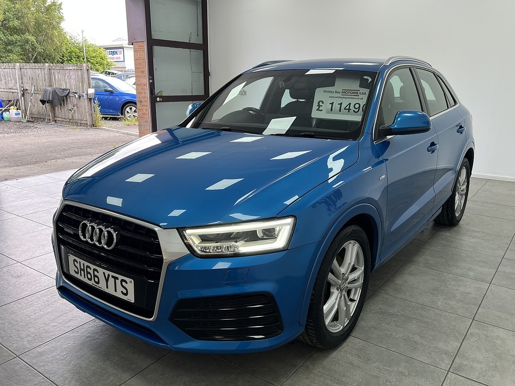 Audi Q3 Tdi S Line SH66YTS Blue #6