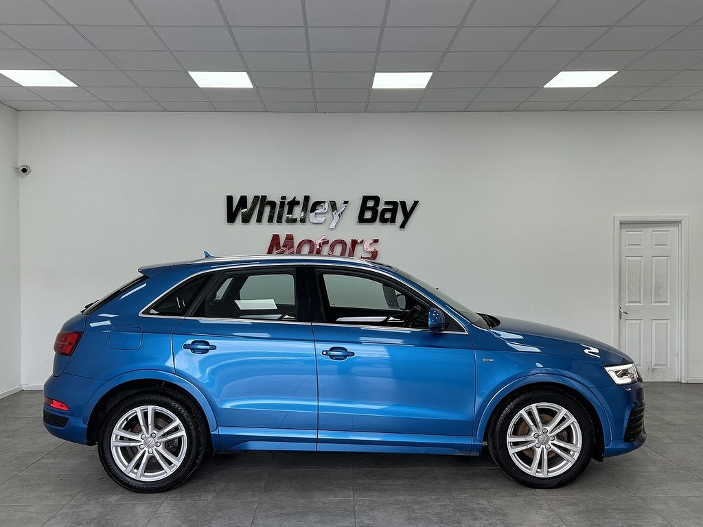 Audi Q3 Tdi S Line SH66YTS Blue #2
