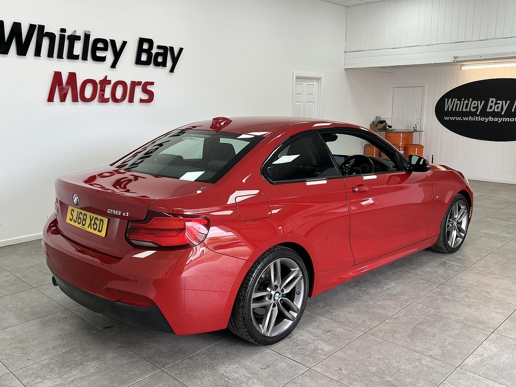 BMW 2 Series 218D M Sport Red #3