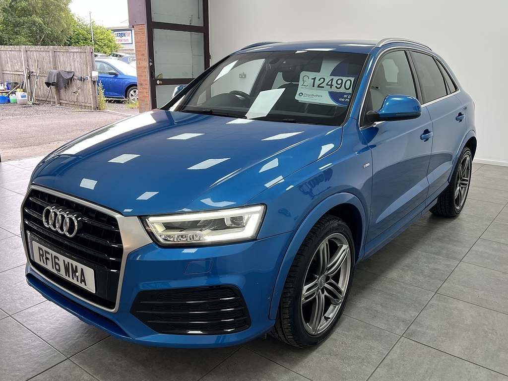 Audi Q3 Tdi S Line Plus Blue #6
