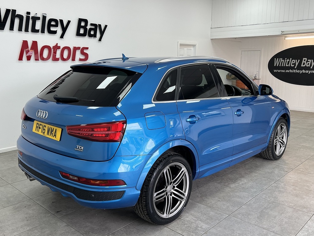 Audi Q3 Tdi S Line Plus Blue #3