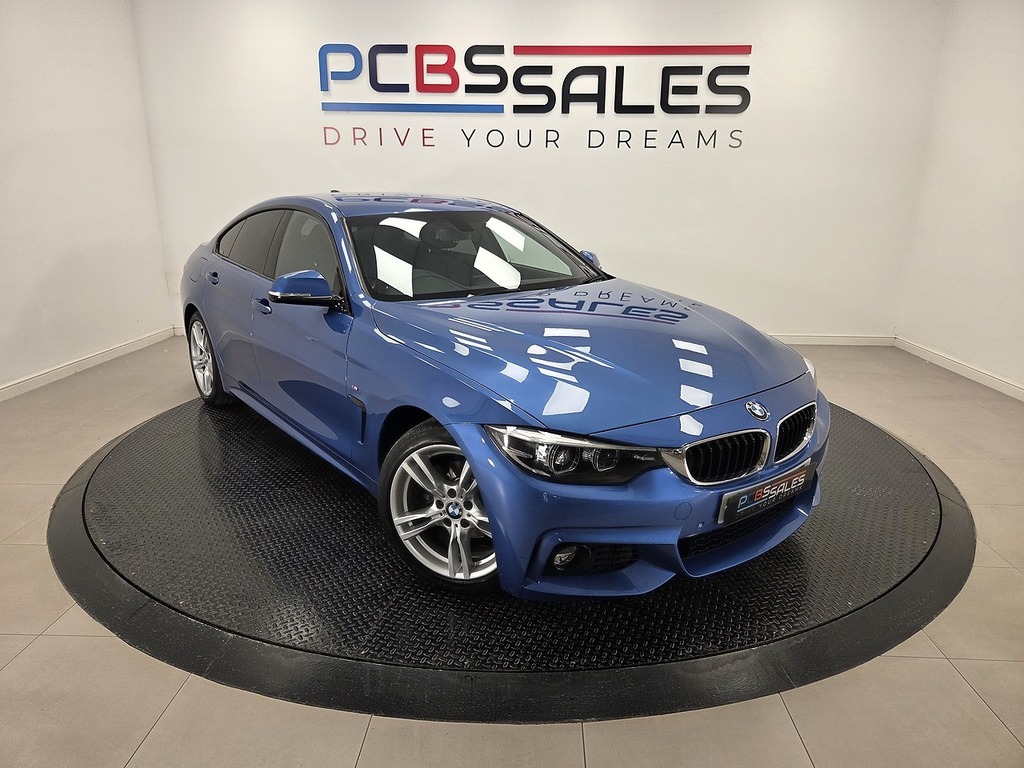 BMW 4 Series Gran Coupe 2.0 420I Gpf M Sport Hatchback Eur Blue