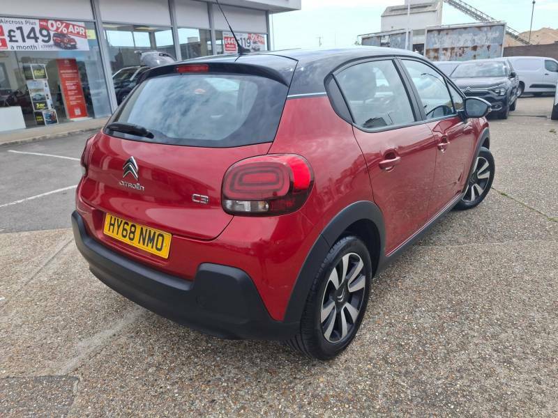 Citroen C3 1.2 Puretech Feel Euro 6 Red #4