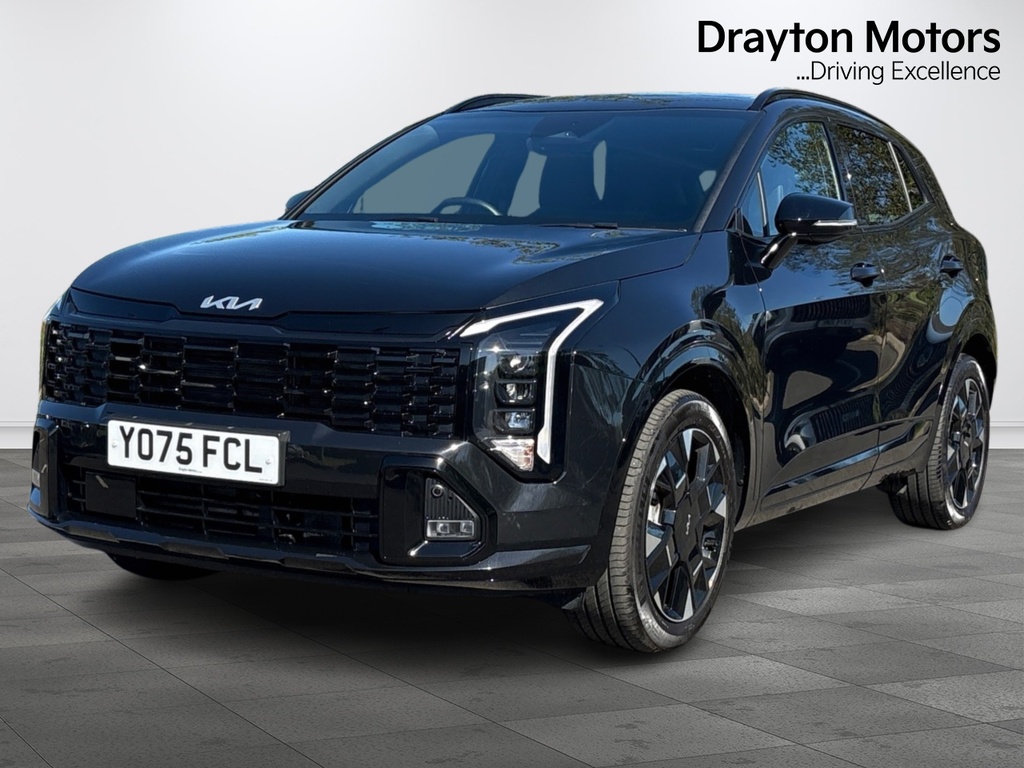 Kia Sportage 1.6 H T-gdi Gt-line Suv Hybrid Eur YO75FCL Black #4