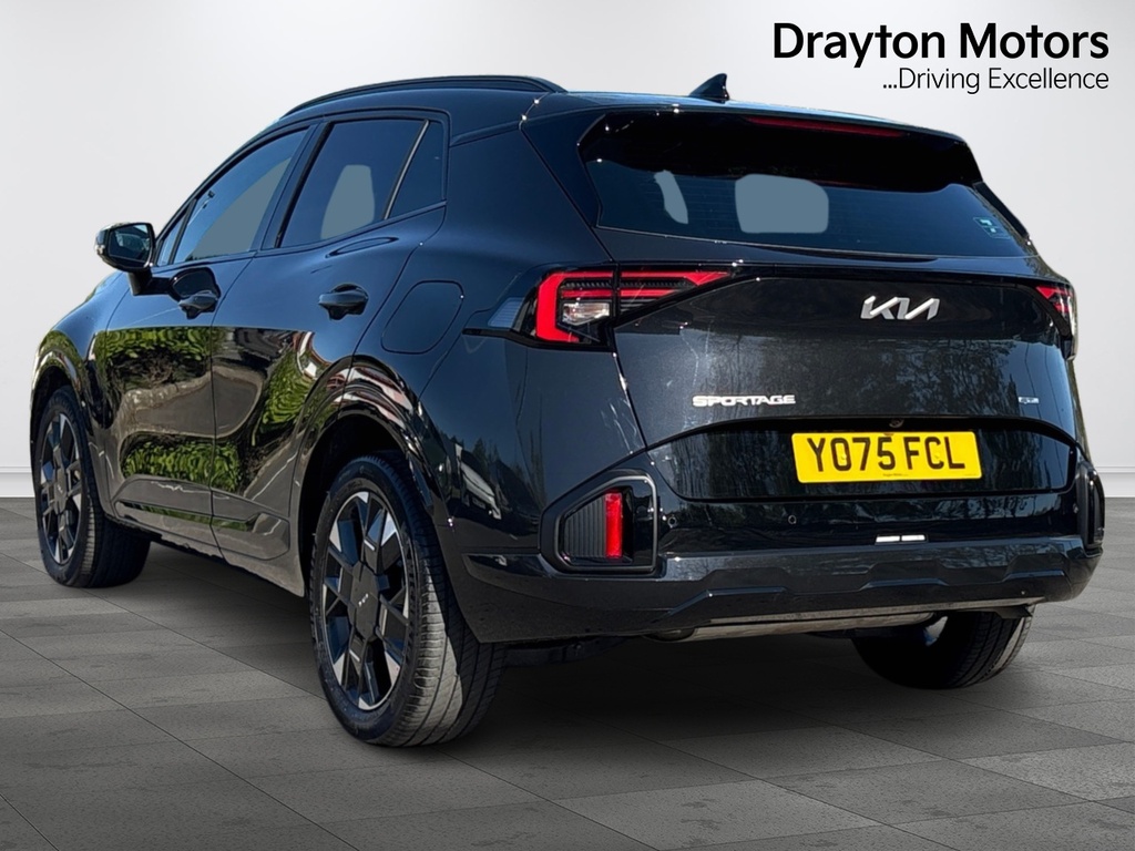 Kia Sportage 1.6 H T-gdi Gt-line Suv Hybrid Eur YO75FCL Black #6