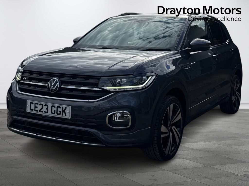 Volkswagen T-Cross 1.0 Tsi R-line Suv Euro 6 Ss CE23GGK Grey #4