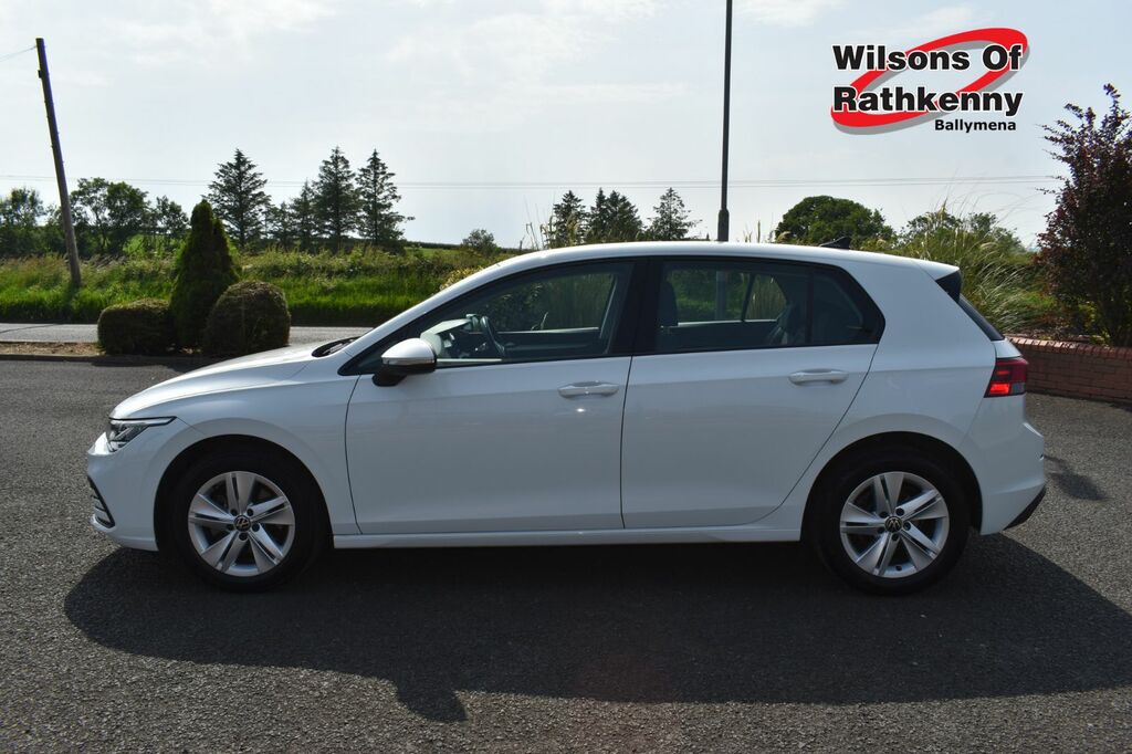 Volkswagen Golf Hatchback YH23ZNV White #4