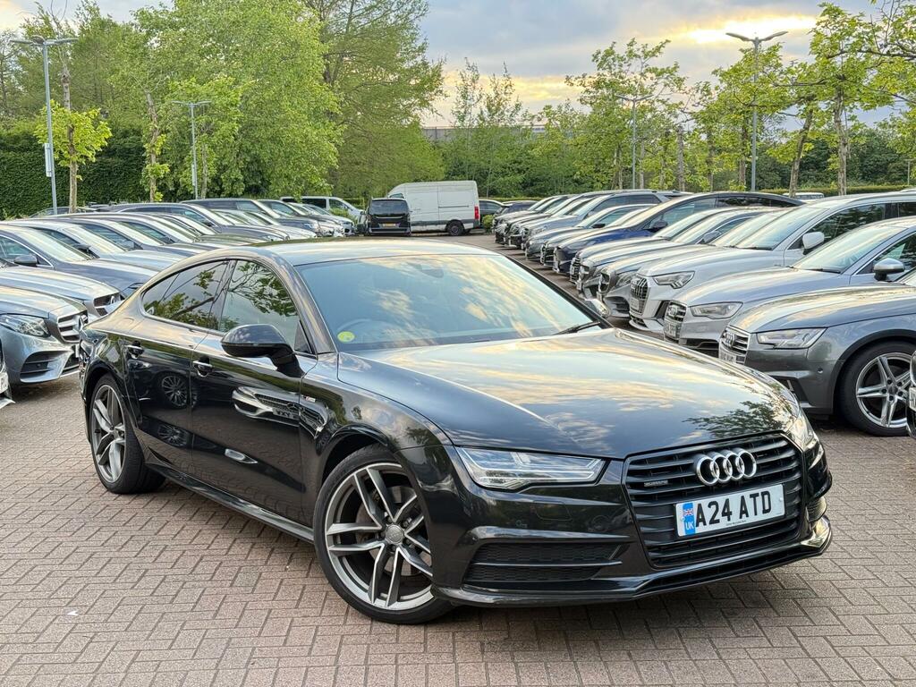Audi A7 3.0 Tdi V6 S Line Sportback S Tronic Quattro Euro Black