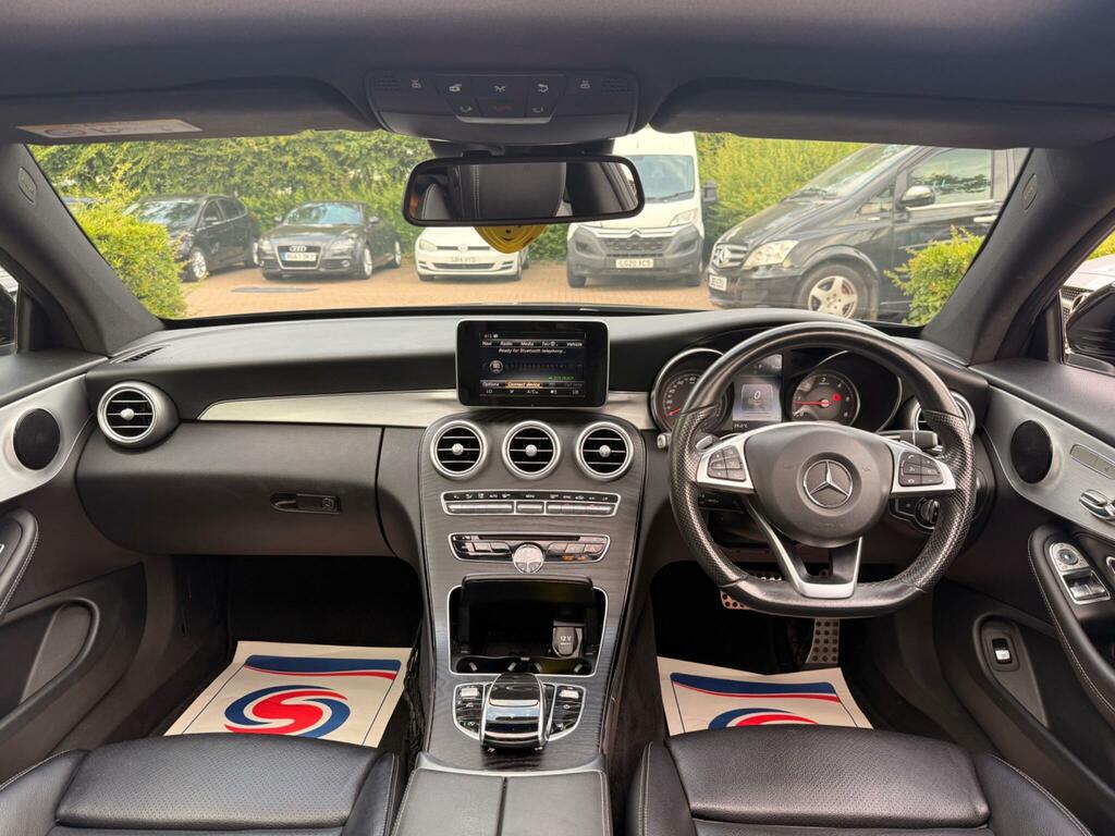Mercedes-Benz C Class 2.1 C220d Amg Line Premium G-tronic Euro 6 Ss EJ66GUE Black #2