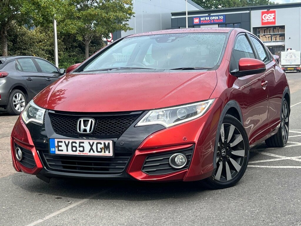 Honda Civic 1.8 I-vtec Se Plus Navi Euro 6 Ss Red #4