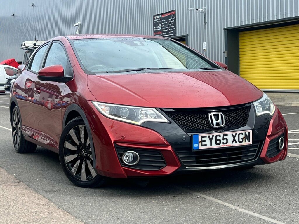 Honda Civic 1.8 I-vtec Se Plus Navi Euro 6 Ss Red #2