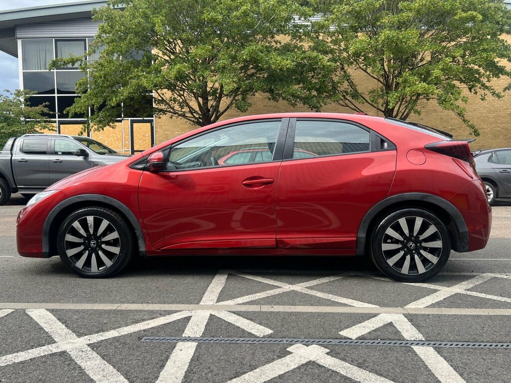 Honda Civic 1.8 I-vtec Se Plus Navi Euro 6 Ss Red #5