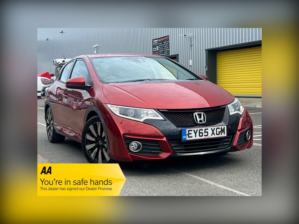 Honda Civic 1.8 I-vtec Se Plus Navi Euro 6 Ss Red