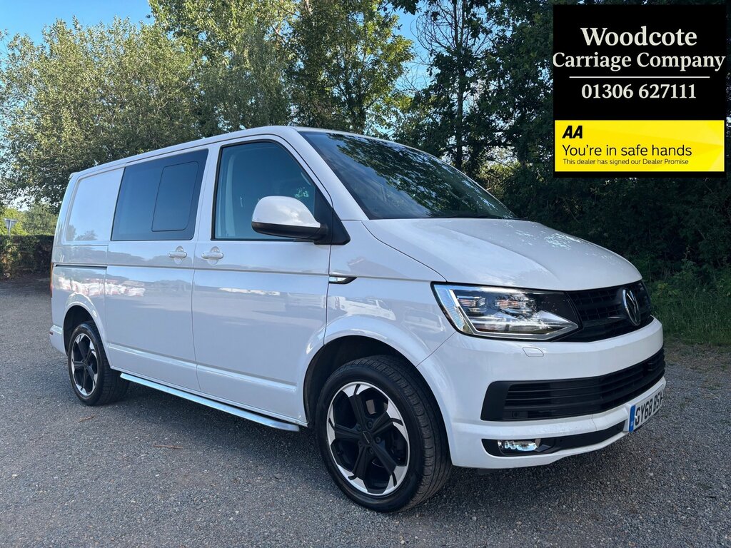 Volkswagen Transporter 2.0 Tdi T30 Bluemotion Tech Highline Kombi Double White
