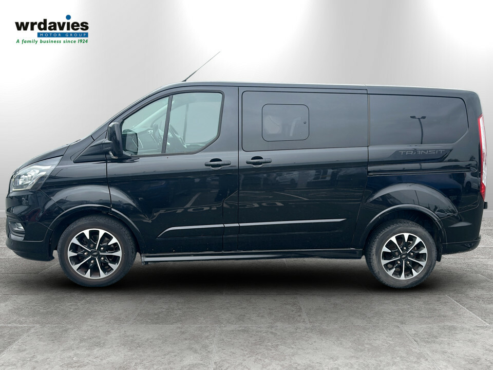 Ford Transit Custom 2.0D Ecoblue 185Ps Low Roof Dcab Sport Van N CX20WNM Black #4