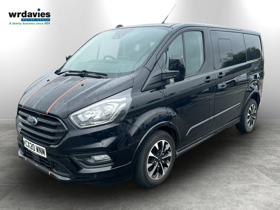 Ford Transit Custom 2.0D Ecoblue 185Ps Low Roof Dcab Sport Van N CX20WNM Black #3