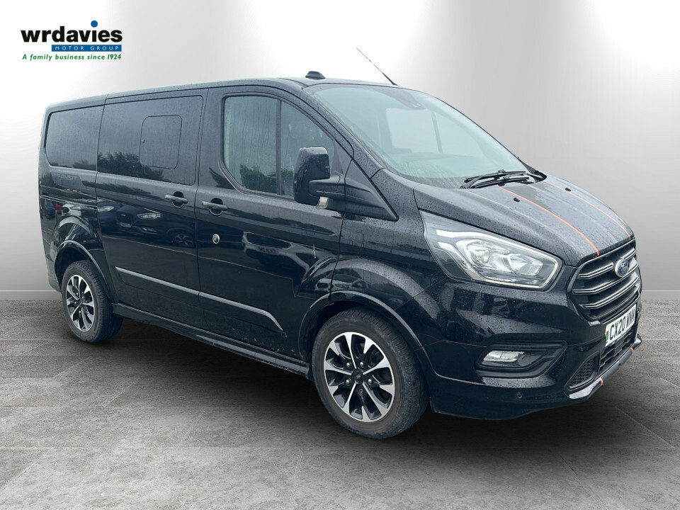 Ford Transit Custom 2.0D Ecoblue 185Ps Low Roof Dcab Sport Van N Black