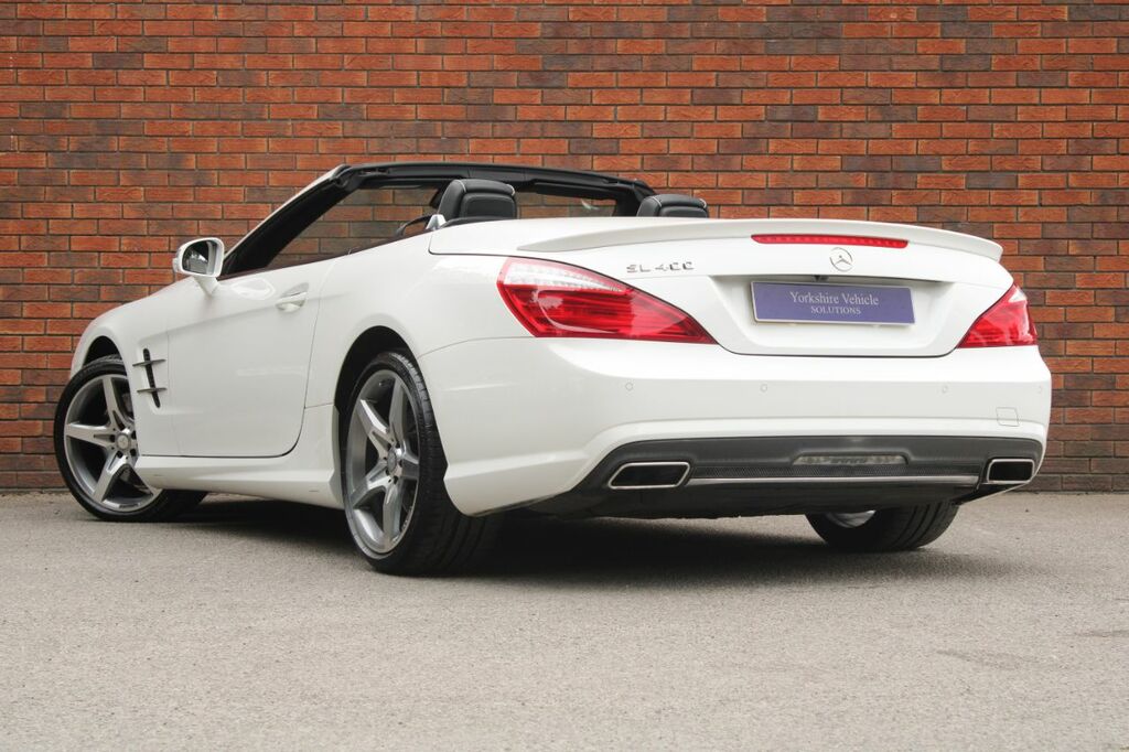 Mercedes-Benz SL Class 3.0 Sl400 Amg Sport G-tronic Euro 6 Ss White #3