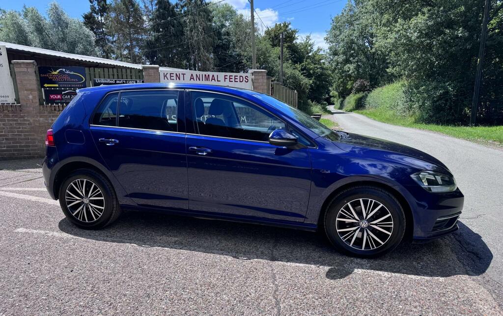 Volkswagen Golf 1.6 Tdi Se Nav Hatchback ET68HNL Blue #4