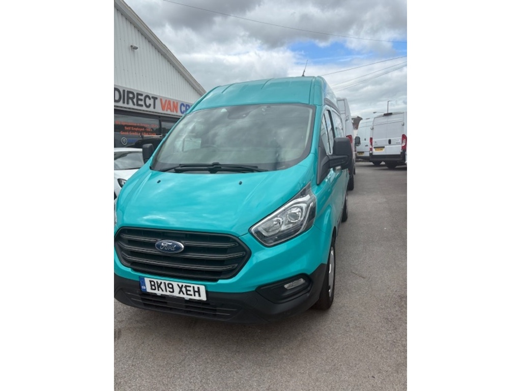 Ford Transit Custom 2.0 320 Ecoblue Trend Panel Van L1 BK19XEH Green #2