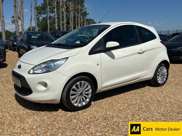 Ford KA 1.2 Zetec Hatchback Euro 5 S S White #3