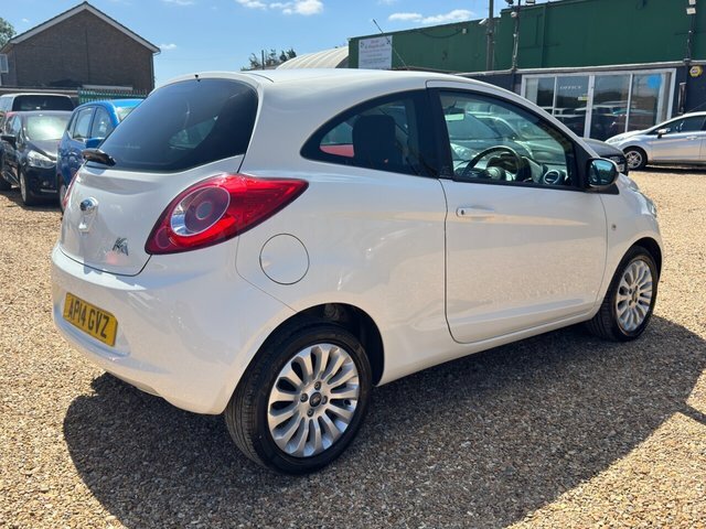 Ford KA 1.2 Zetec Hatchback Euro 5 S S White #6