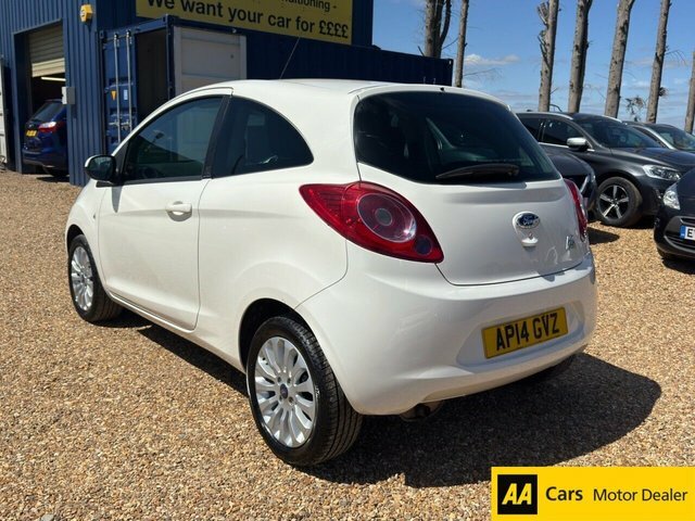 Ford KA 1.2 Zetec Hatchback Euro 5 S S White #4