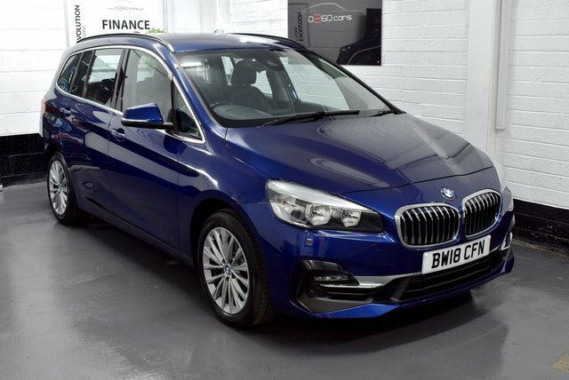 BMW 2 Series Gran Tourer 2018 220D 2.0 190 Luxury Xdrive 4X4 7 Seat Mpv Blue