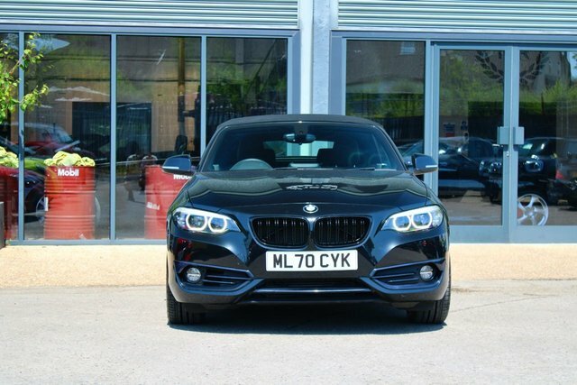 BMW 2 Series Convertible 1.5 218I Gpf Sport Convertible Pet Black #4