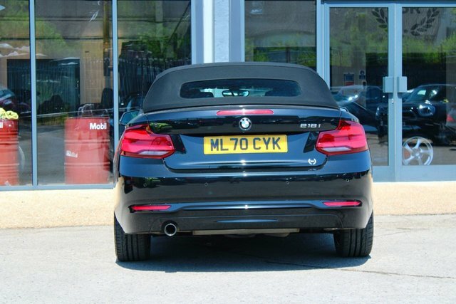 BMW 2 Series Convertible 1.5 218I Gpf Sport Convertible Pet Black #5