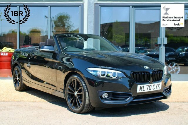 BMW 2 Series Convertible 1.5 218I Gpf Sport Convertible Pet Black