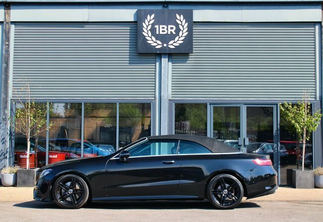 Mercedes-Benz E Class Cabriolet 2.0 E300 Amg Line Premium Cabriolet Black #4