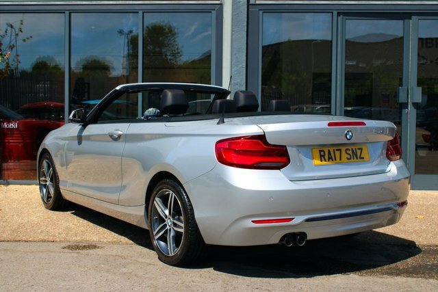 BMW 2 Series Convertible 2.0 220I Sport Convertible Silver #2