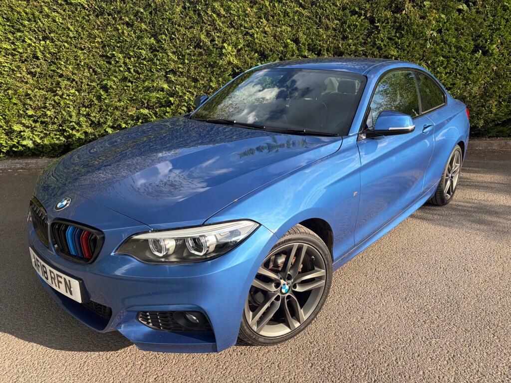 BMW 2 Series 2.0 218D M Sport Euro 6 S S AF18RFN Blue #2