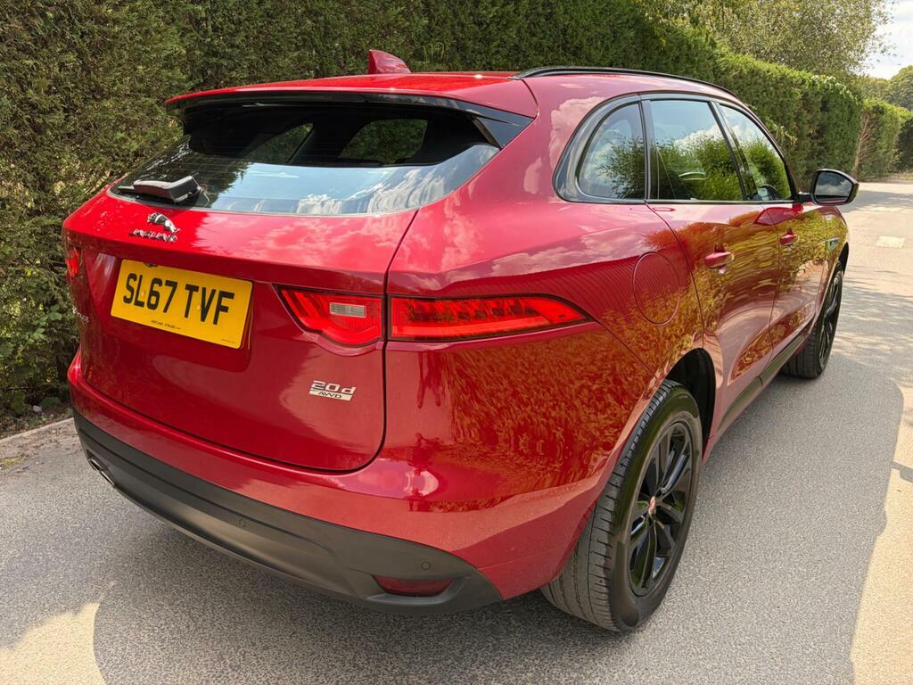 Jaguar F-Pace 2.0 D180 R-sport Awd Euro 6 S S Red #5