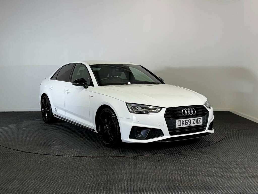 Audi A4 2.0 Tdi 40 Black Edition Saloon S Troni White