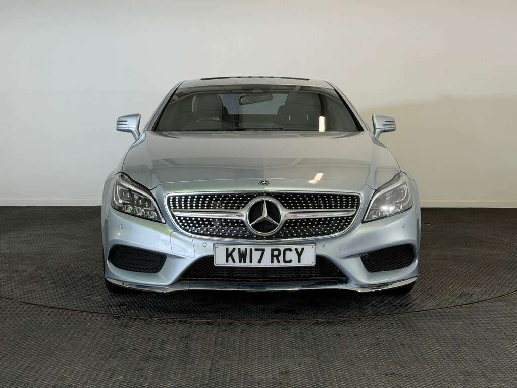 Mercedes-Benz CLS 3.0 Cls350d V6 Amg Line Premium Coupe Silver #2