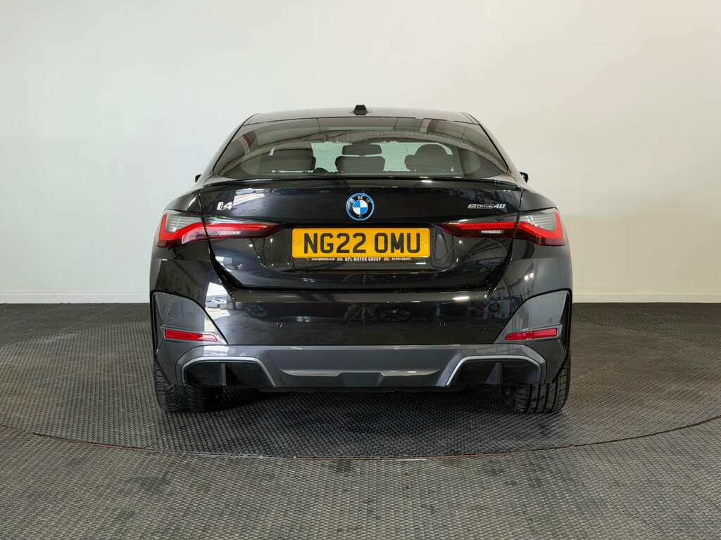 BMW i4 40 83.9Kwh M Sport Gran Coupe Ed NG22OMU Black #6