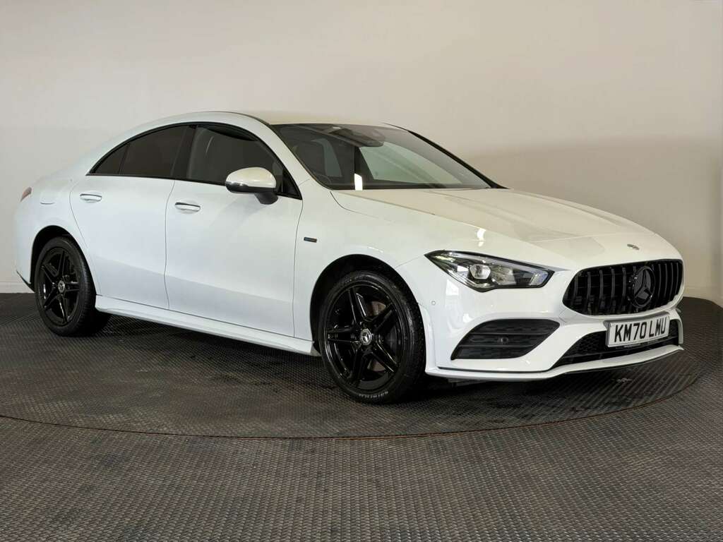 Mercedes-Benz CLA Class 1.3 Cla250e 15.6Kwh Amg Line Premium Coupe P White