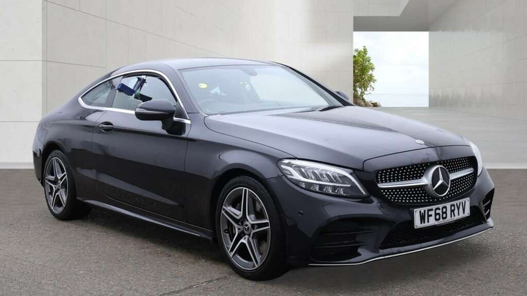 Mercedes-Benz C Class 2.0 C300 Amg Line Coupe G-tronic Euro Black