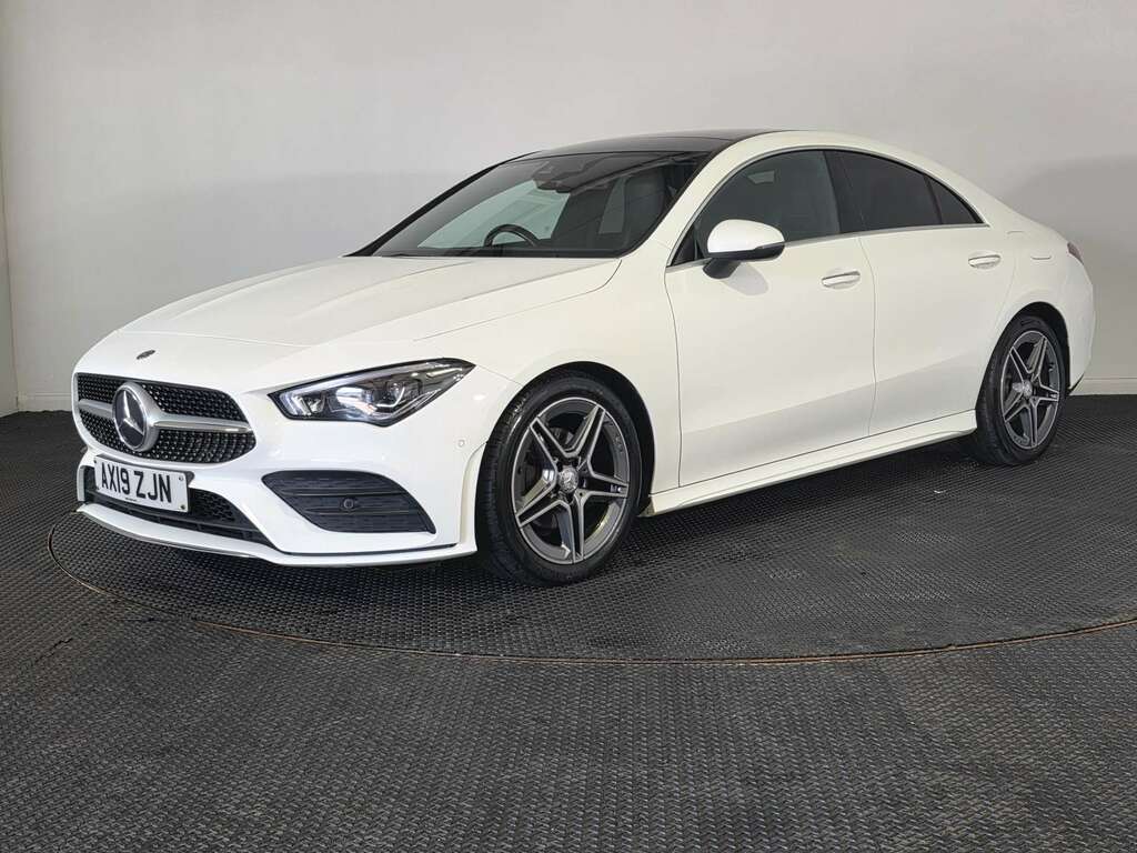 Mercedes-Benz CLA Class 1.3 Cla180 Amg Line Premium Plus Coupe Petro AX19ZJN White #3