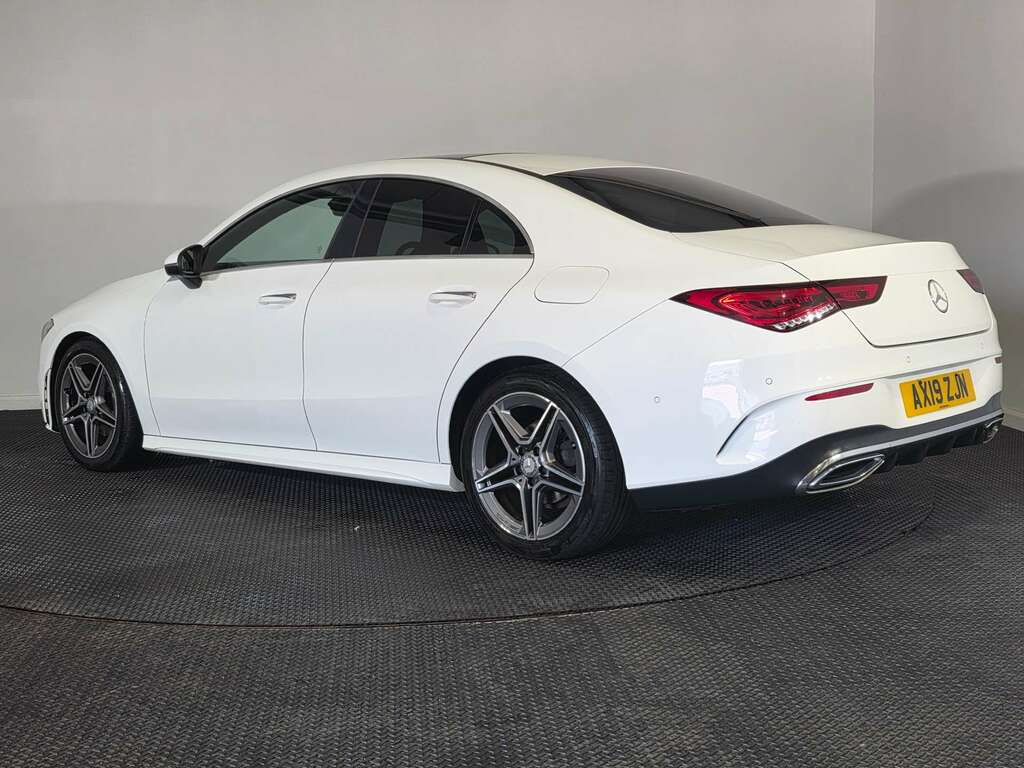 Mercedes-Benz CLA Class 1.3 Cla180 Amg Line Premium Plus Coupe Petro AX19ZJN White #5