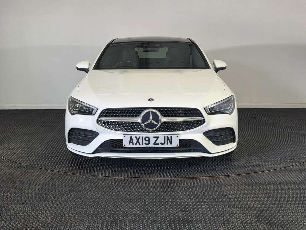 Mercedes-Benz CLA Class 1.3 Cla180 Amg Line Premium Plus Coupe Petro AX19ZJN White #2